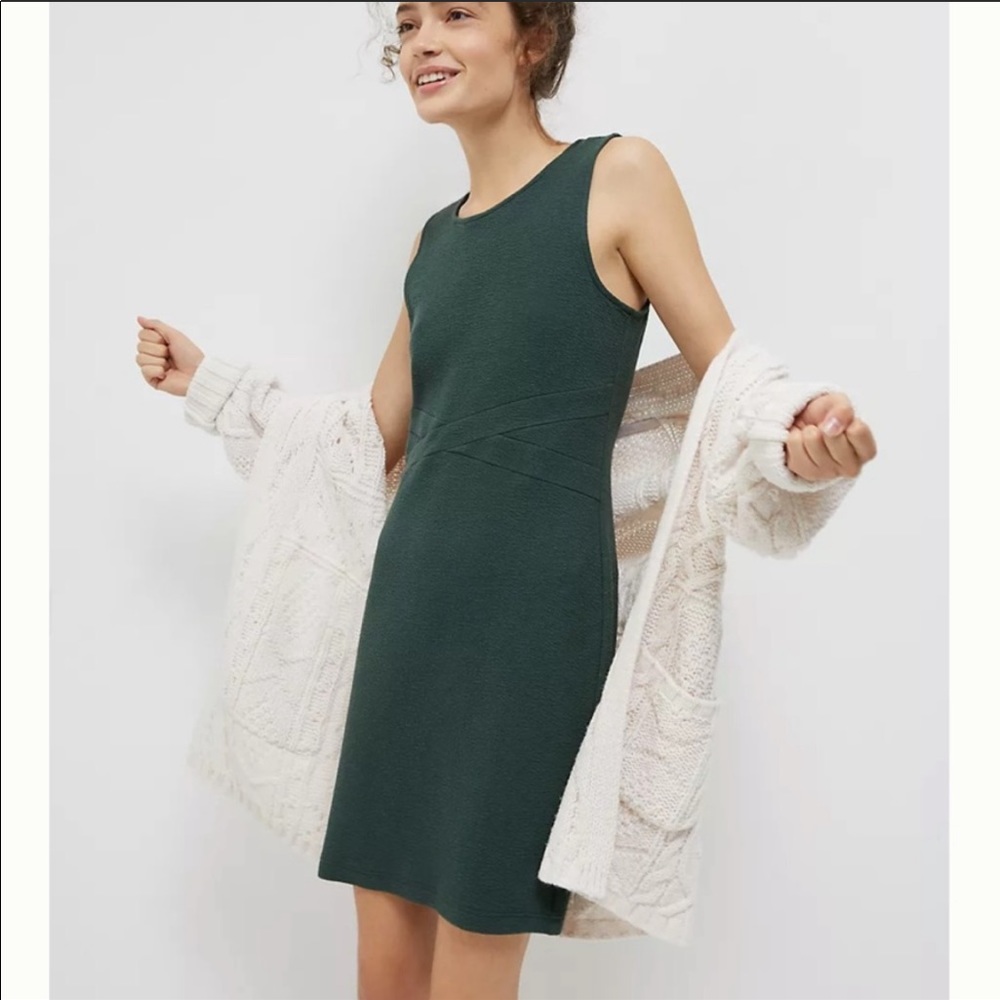 New Anthropologie Textured Mini dress, medium
